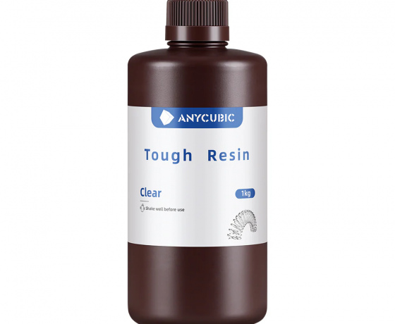 Фото 4 - ПРОЗОРНА Гнучка фотополімерна смола Anycubic Flexible Tough Resin CLEAR 1КГ