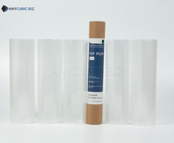 Фото 4 - Тефлонова FEP плівка для Photon M3 Max 13,6-дюймова матова 5шт. 390 × 263 mm