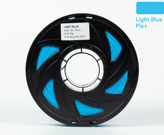 Фото 3 - Блакитний PLA Plus (ПЛА плюс) пластик філамент для 3D принтера 1кг, 1.75мм, 330м Filament