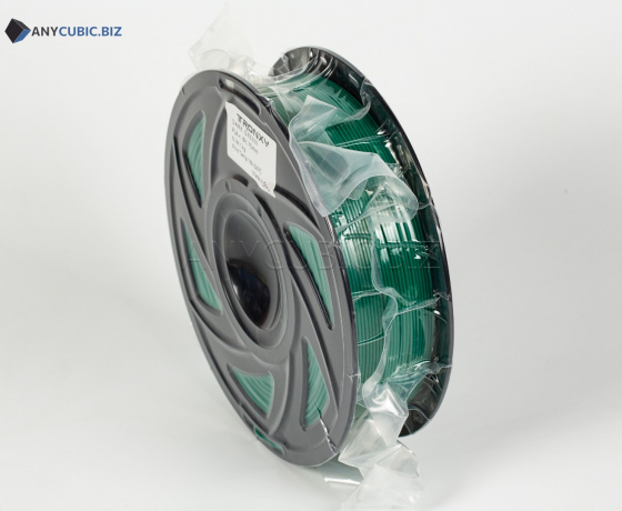 Фото 4 - Темно-зелений PLA пластик Tronxy для 3D принтера 340m | 1 кг | 1,75 мм