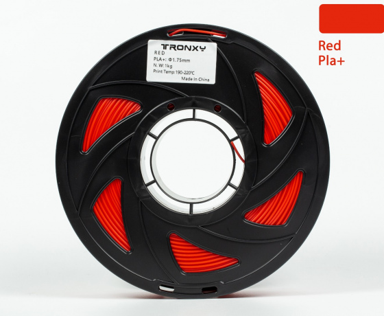Фото 6 - Червоний PLA пластик Tronxy для 3D принтера 340m | 1 кг | 1,75 мм