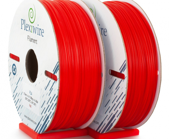 Фото 2 - PLA пластик Plexiwire для 3D принтера Червоний 400м / 1.185кг / 1.75мм