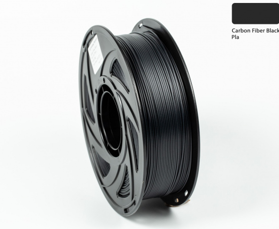 Фото 3 - PLA Carbon Filament (пластик) для 3D принтера 1кг, 1.75мм, карбоновое волокно (черный)