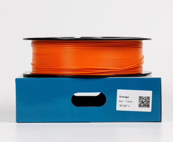 Фото 2 - Помаранчевий пла плюс пластик для 3D принтера ✪1кг✪1.75мм