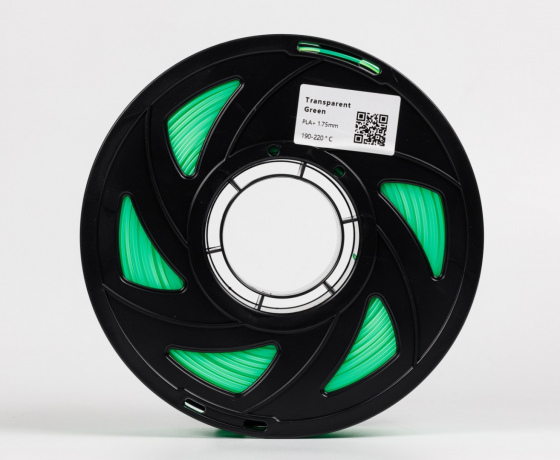 Фото 3 - Прозрачно-зеленый пласт плюс пластик для 3D принтера ✾1кг✾1.75мм