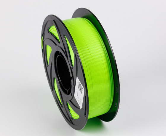 Фото 2 - Зеленый Неоновый флуоресцентный пла плюс пластик для 3D принтера ☼1кг☼1.75мм