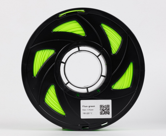 Фото 4 - Зеленый Неоновый флуоресцентный пла плюс пластик для 3D принтера ☼1кг☼1.75мм