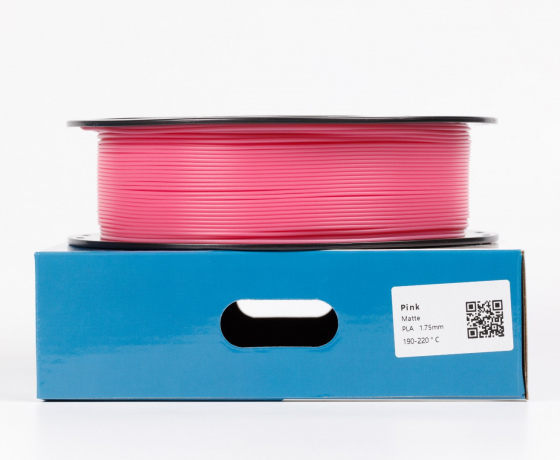 Фото 3 - Рожевий Матовий Пла Пластик 1кг | 1.75мм | 330м