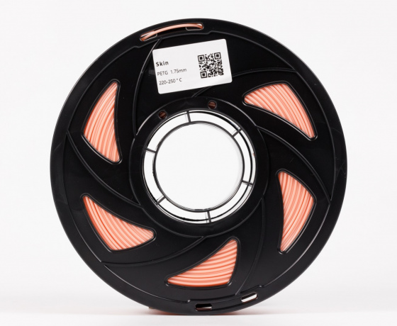 Фото 4 - Бежевий PETG (ПЕТГ) coPET пластик для 3D принтера | Skin PETG ral 3012 1кг | 1.75мм | 330м