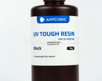 ЧОРНА Гнучка фотополімерна смола Anycubic Flexible Tough Resin BLACK 1КГ