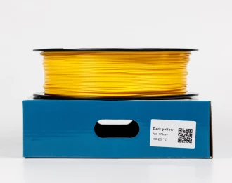 Темно-жовтий PLA пластик для 3D принтера | Pla Dark Yellow 1кг | 1.75мм | 330м